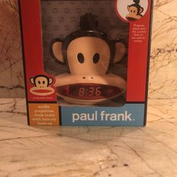 2012 Paul Frank Julius Monkey Projection Clock.