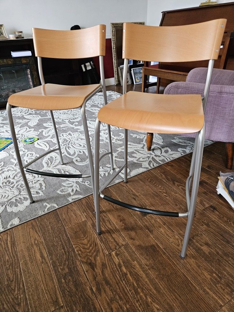 27 Inch Counter Island Bar Stool Set