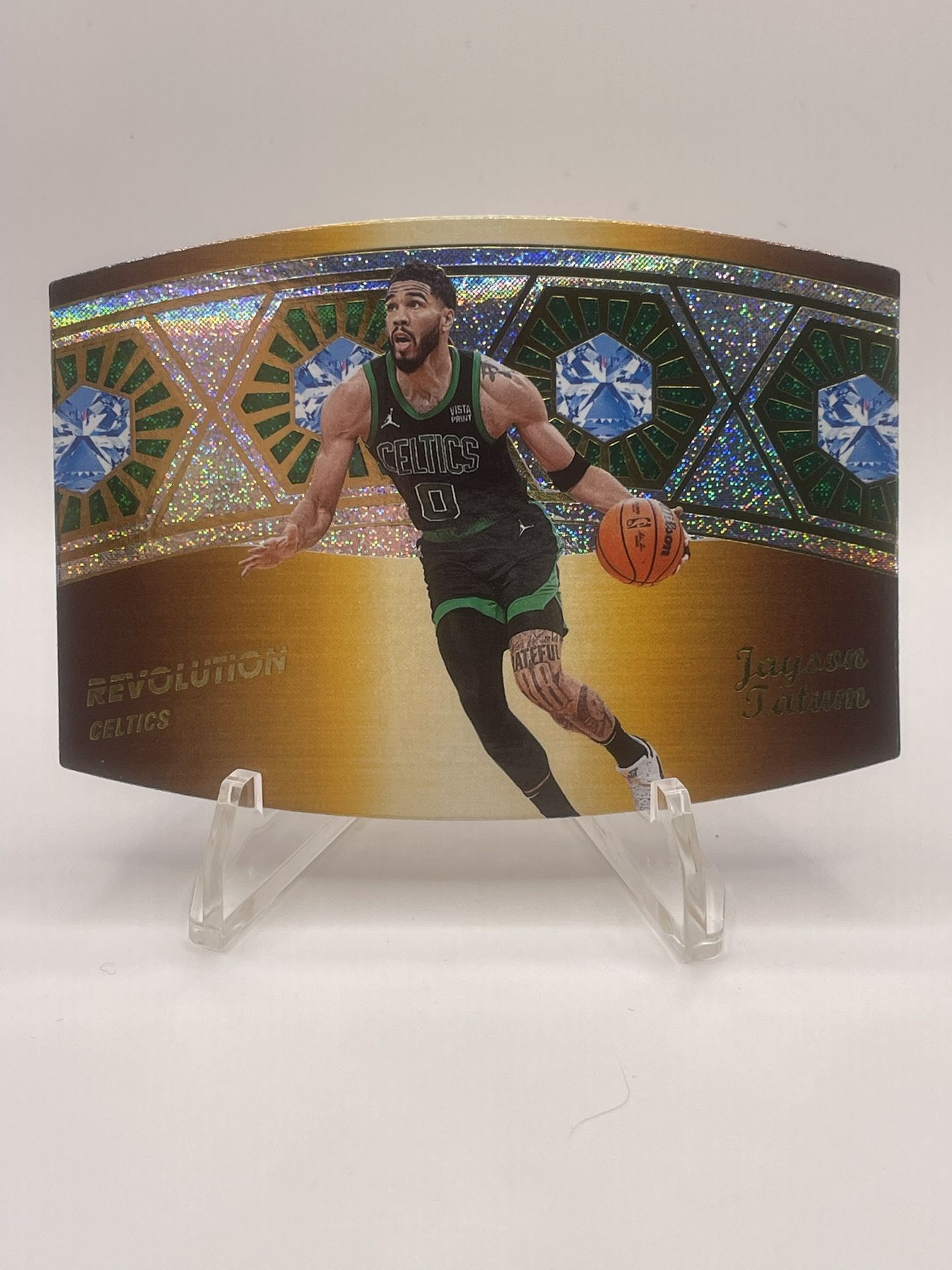 Jayson Tatum 2024-25 Panini Revolution Ring Bearers Neutron /125