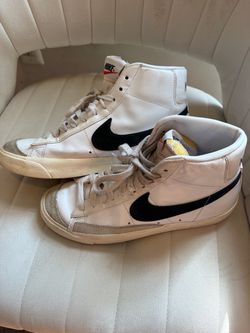 Nike Blazer Mid White Black Sneakers