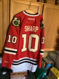 Reebok CCM Chicago Blackhawks Hockey Jersey Mens XL, stitched, officially licensed Patrick Sharpe Jersey