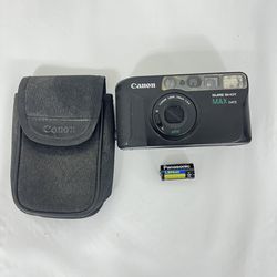 Canon Sure Shot MAX 35mm Film Point & Shoot Camera w/ 38mm 1:3.5 WORKING