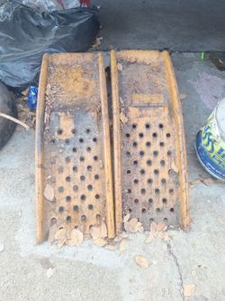 Pair of Metal Car Ramps