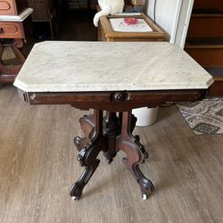 Decorative Marble Top Hall Table