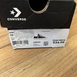 Maroon Converse 13y