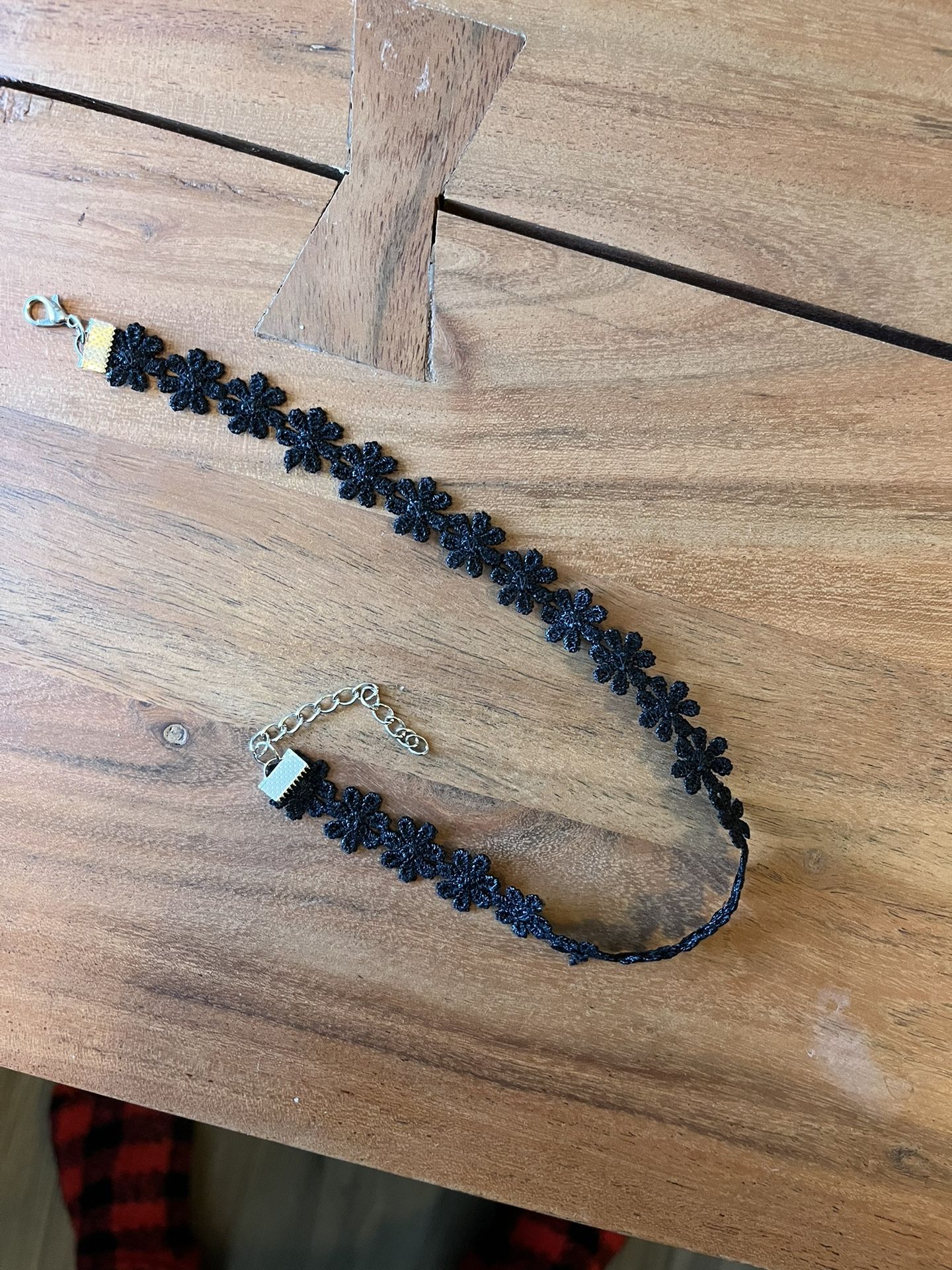 Set Of 3 Black Chokers