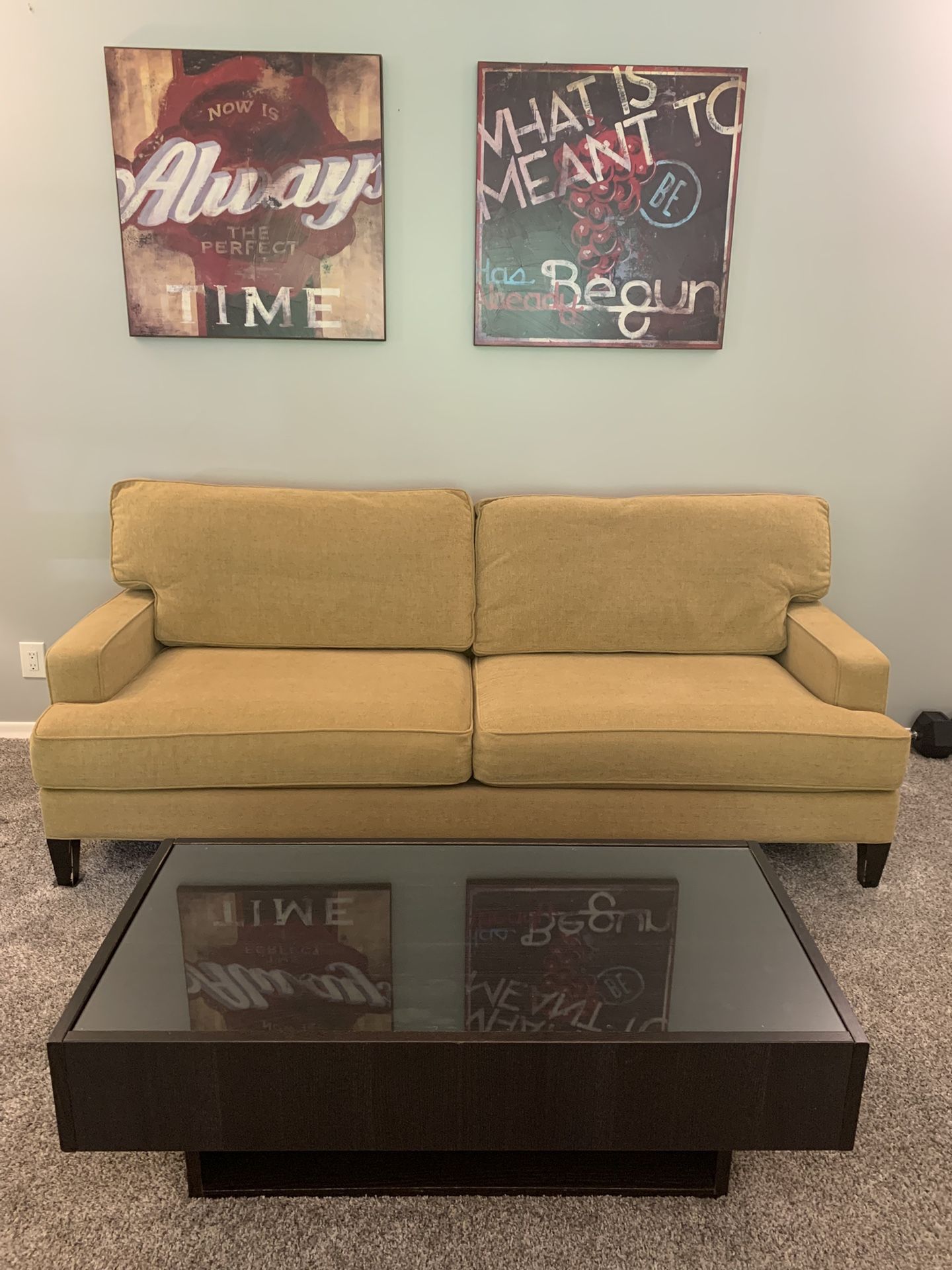 Sofa, Couch, Chair, Vintage MCM Style