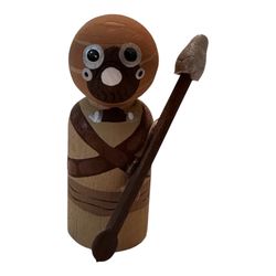 Star Wars tusken raider 3 inch little people wood art
