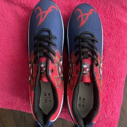 Atlanta Braves Men’s Sneakers – Size 14