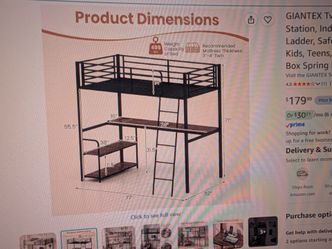 Twin bed frame loft bed
