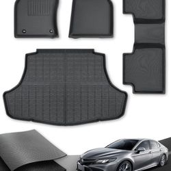 for 2018-2023 Toyota Camry Floor Mats 4 Pcs (Not Fit for Hybrid or AWD) Only for FWD, for 2018 2019 2020 2021 2022 2023 Toyota Camry All Weather Prote