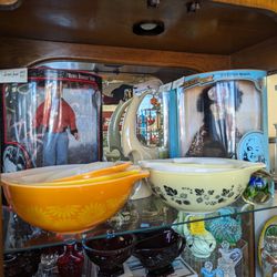 Pyrex, Glassware, Antiques, Furniture, Clothing Sports Items 