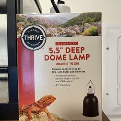 Thrive 5.5" Deep Dome Lamp (new in box)