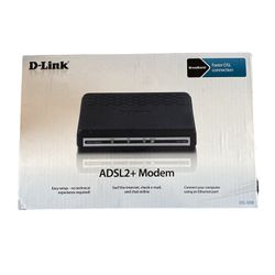 D-link ADSL2  Modern Router DSL-520B