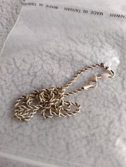 Gold plated silver chain 925/10k