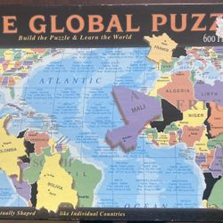 The Global Puzzle by A Broader View 600 piece educational puzzle