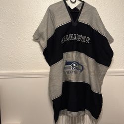 Seahawks Poncho 