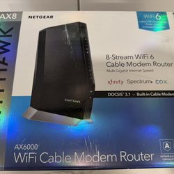 Netgear Nighthawk CAX80 Modem/WIFI