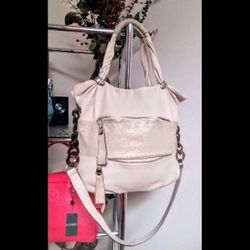 NEW B. Makowsky Leather Convertible/Crossbody Bag