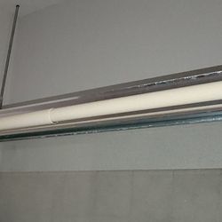 Shower RodAdjustable Tension Almond - Extends From 41" to 77"