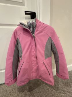 *Girls ZeroXposur Brand Winter Snow Heavyweight Jacket System, Pink, 14/16*