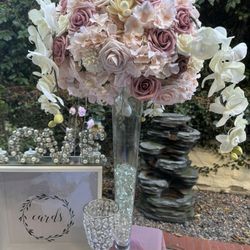 Pink Artificial Flower Bouquet 