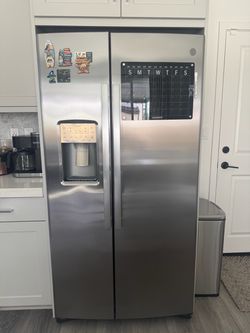 GE Profile 21.9 Cu. Ft. Counter-Depth Stainless Steel Refrigerator – Excellent Condition