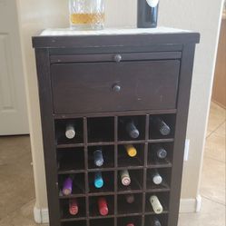 24-Bottle Wine Bar Cabinet

(Wood)