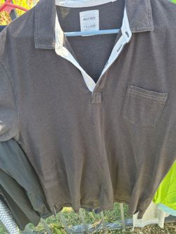 Mens dark Grey polo xxl