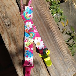 New Cupcake And Flower Printed Pacifier Clips