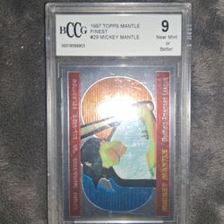 Mikey Mantle PSA 10 Graded Card
