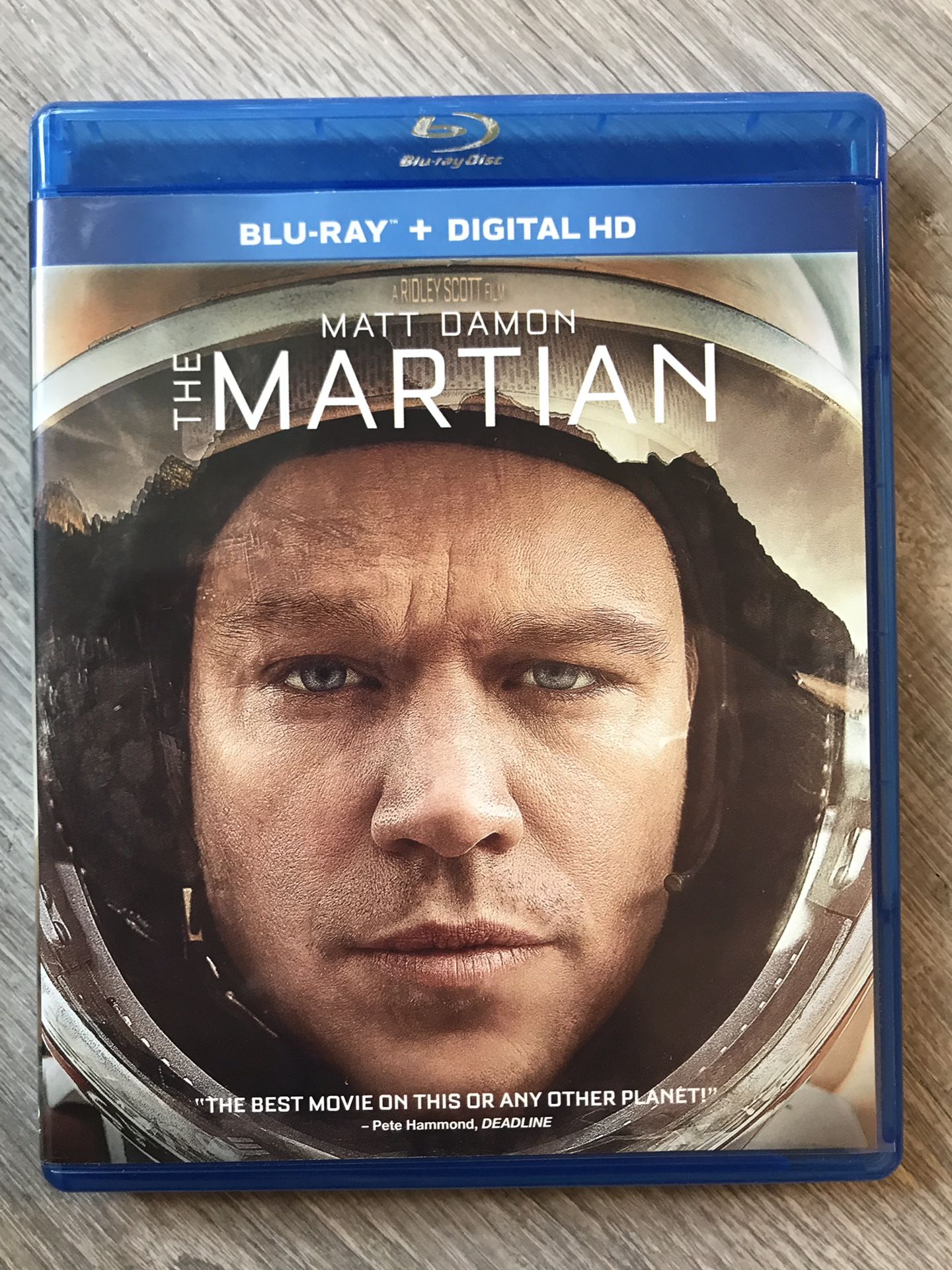 The Martian Blu Ray