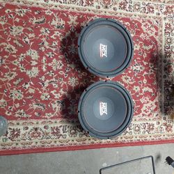 2) 12 Inch Mtx Subwoofers