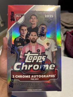 2025 MLS TOPPS CHROME AUTOGRAPHAS