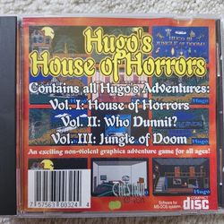 Hugo’s House of Horrors Trilogy PC CD-ROM MS-DOS Adventure Game Vol I II III