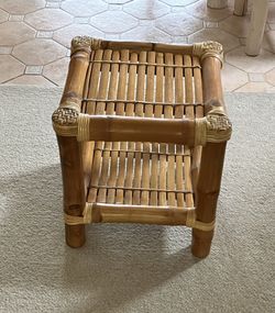 Bamboo Side Table