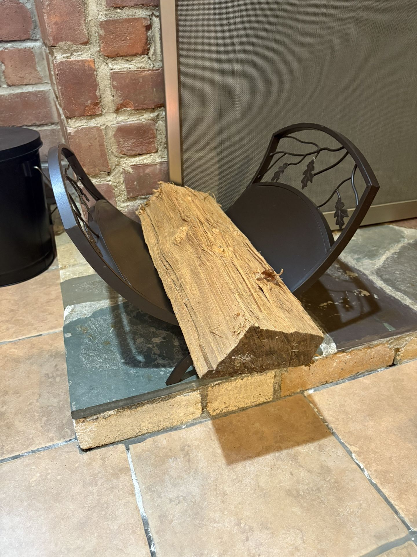 Log Cradle For Fireplace Wood