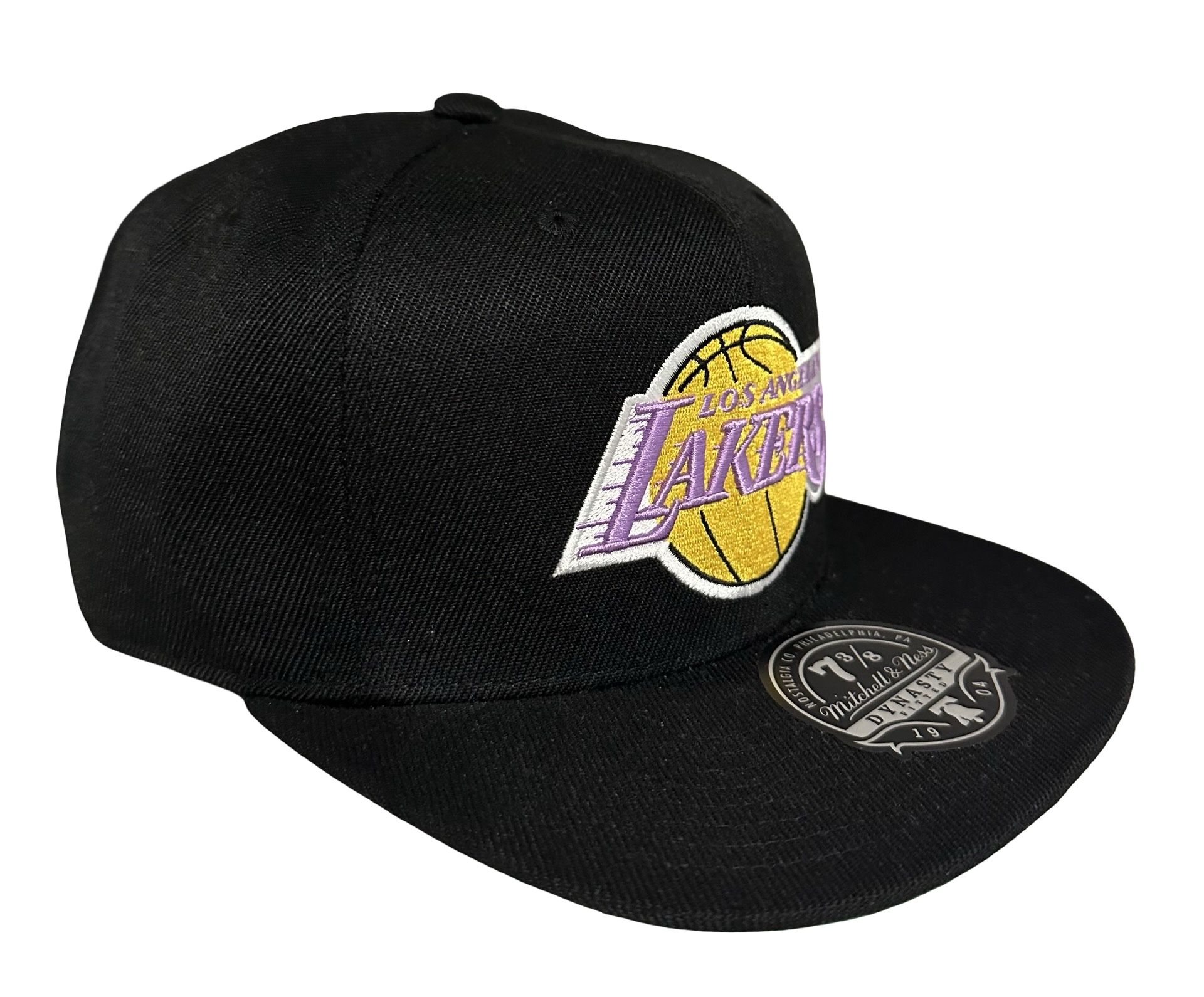 Los Angeles Lakers Mitchell & Ness Fitted Hat - 7 3/8