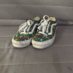 Vans Old Skool Tapered Psychedelic Mushroom Shoes Size 5.5M/7W