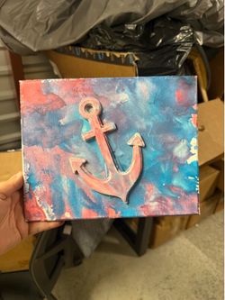 Anchor themed wall art