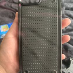 Black ShockProof iPhone 8+ Phone Case