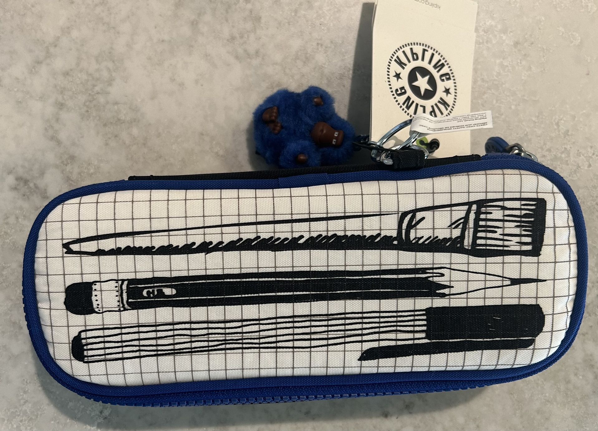 Kipling cosmetic/pencil pouch