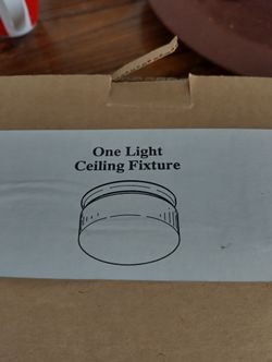 Interior Ceiling Drum Fixture 8" White And  6" White 
