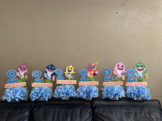Baby shark centerpieces party decorations for Sale in Fort Worth, TX -  OfferUp
