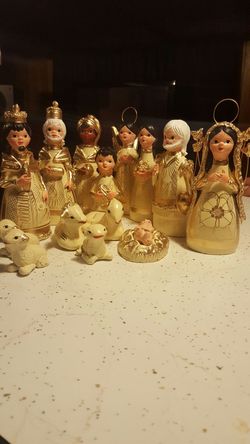 Handmade Nativity Set