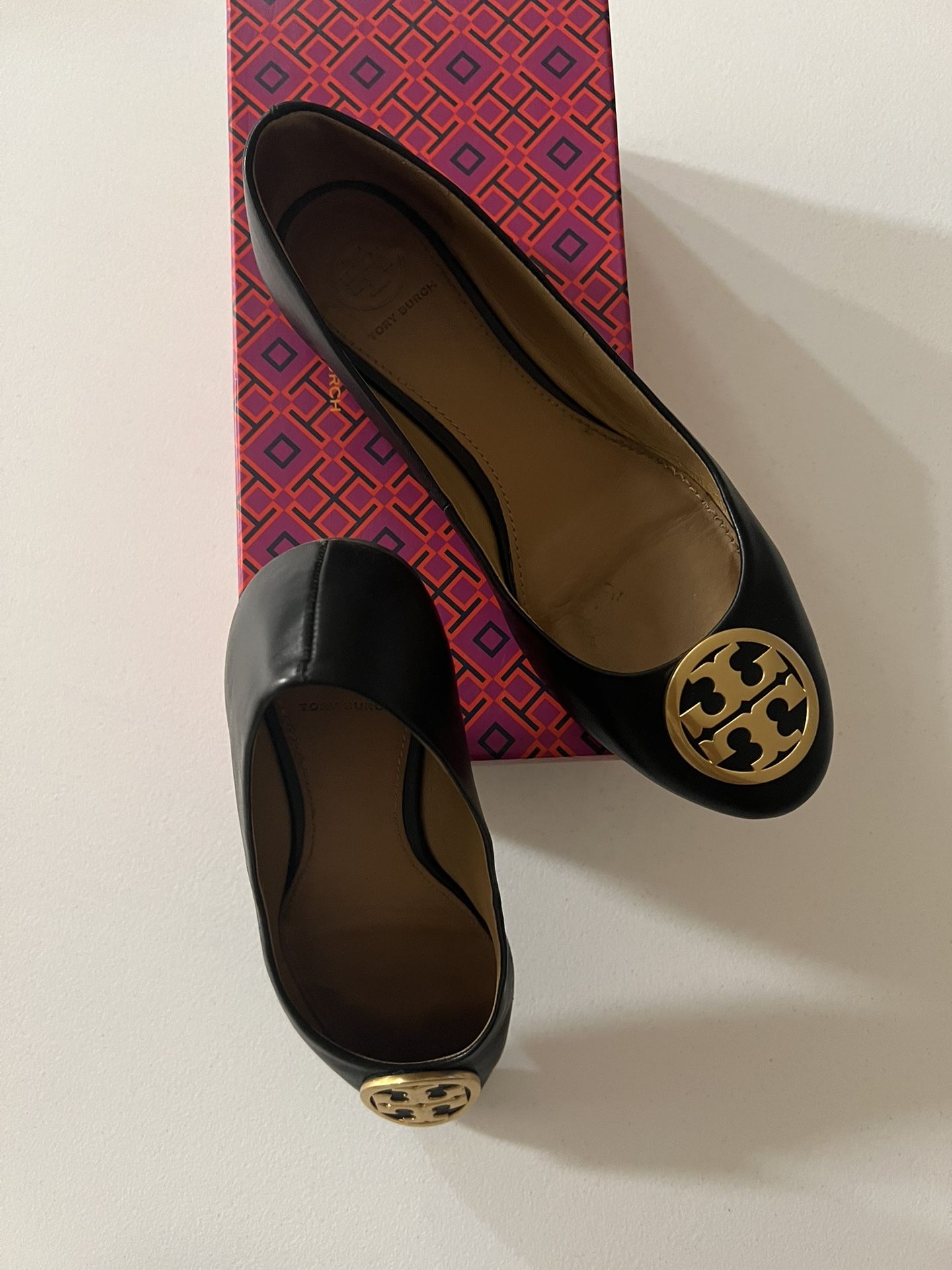 Tory Burch Flats Black Size 7