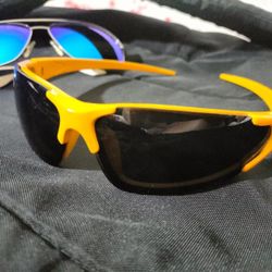 SPORT POLARIZED  SUNGLASSES /YELLOW FRAME