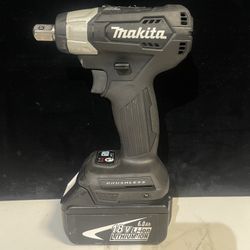 Makita XWT13 18V 1/2” Sq. Drive Sub-Compact Impact Wrench W/ Generic 6Ah Battery (No Charger)