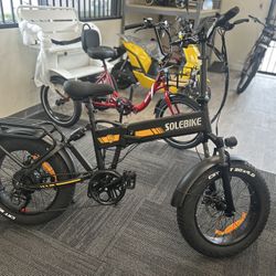 Solebike Fat Tire Folding Electric Bike 500W/48V 