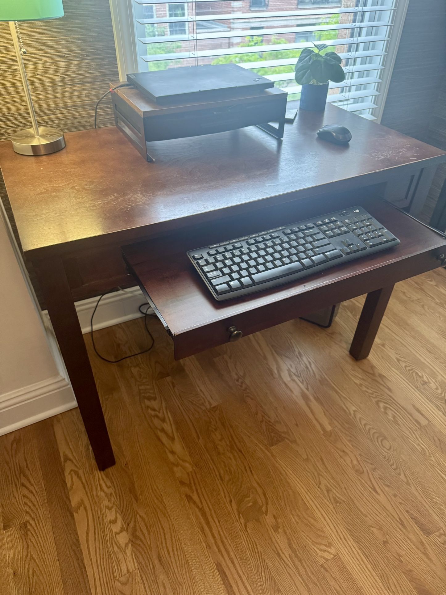 Espresso Wood Desk
